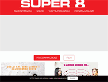 Tablet Screenshot of multiplexsuper8.it